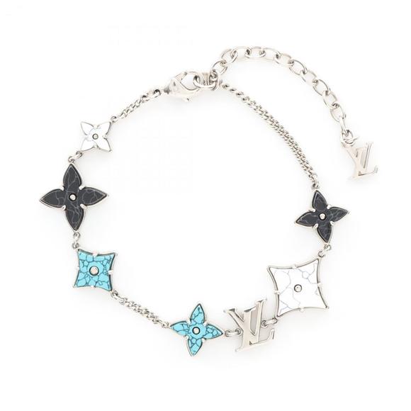 LOUIS VUITTON Black Monogram Charm Bracelet - Picture 1 of 5